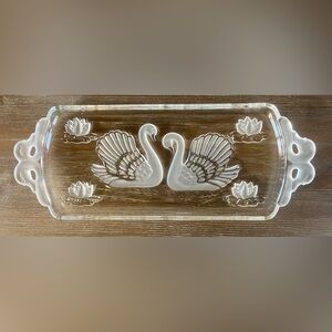 Schwanensee Crystal Glass Canapé Tray